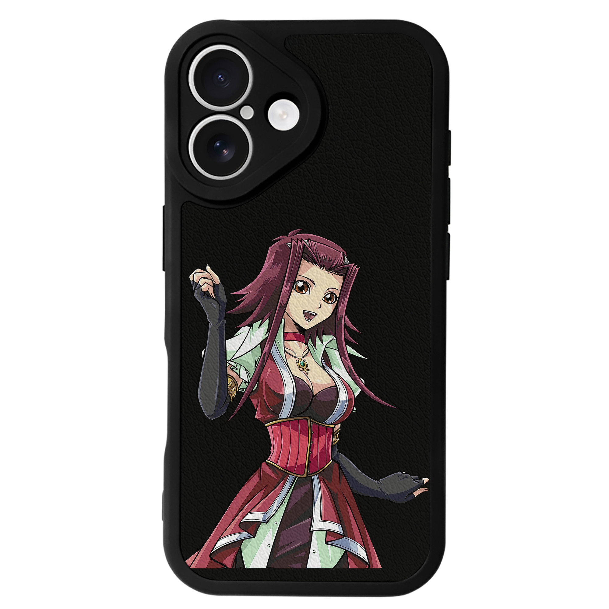 （画像用） 遊☆戯☆王 Yu-Gi-Oh! 【iPhone 16シリーズ対応】シリコンスマホケース（レザー調） 材質：シリコン